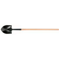Round Point Shovel, Tempered Steel Blade, Hardwood, Straight Handle Advanced Consulting and Training Ltd.