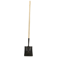 Pelle &agrave; bout carr&eacute;, Bois, Lame Acier durci, Manche en Droit, Longueur 49-1/2" Advanced Consulting and Training Ltd.