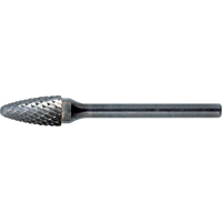 CLEVELAND Solid Carbide Burrs - Tree Shape with Ball Nose, SF-1, 1/4" Dia., 5/8" Depth of Cut Advanced Consulting and Training Ltd.