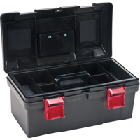Coffre &agrave; outils robuste, 17-1/2" la x 9-1/2" p x 8" h, Noir Advanced Consulting and Training Ltd.