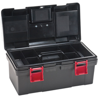 Coffres &agrave; outils en plastique, 17-1/2" la x 9-1/2" p x 8" h, Noir Advanced Consulting and Training Ltd.