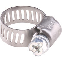 Colliers de serrage pour tuyaux - Collier de serrage en acier inoxydable & vis zingu&eacute;e, Dia. min 0.563, Dia. max 1-1/4" Advanced Consulting and Training Ltd.