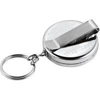 Porte-cl&eacute;s &agrave; d&eacute;vidoir The Original, Chrome, C&acirc;ble 24", Fixation Agrafe de ceinture Advanced Consulting and Training Ltd.