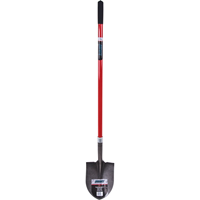 Heavy-Duty Round Point Shovel, Carbon Steel Blade, Fibreglass, Straight Handle Advanced Consulting and Training Ltd.