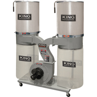 Dust Collectors with 2 Canister Filters, 55-1/2" x 23" x 70" Advanced Consulting and Training Ltd.
