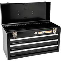 Portable Tool Box, 20" W, 3 Drawers, Black Advanced Consulting and Training Ltd.