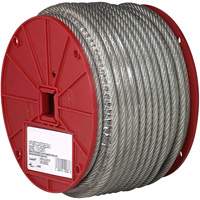 Wire Cable, 250' (76.2 m) x 1/8", 340 lbs. (0.17 tons), Vinyl Coated Advanced Consulting and Training Ltd.