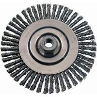 Wire Wheel Brushes, 4-7/8" Dia., 0.02" Fill, 5/8"-11 Arbor, Stainless Steel Advanced Consulting and Training Ltd.