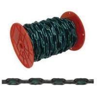 Straight Link Coil Chain with Green Sleeve, Low Carbon Steel, 2/0 x 60' (18.3 m) L, 520 lbs. (0.26 tons) Load Capacity Advanced Consulting and Training Ltd.
