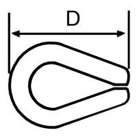 Wire Rope Thimble Advanced Consulting and Training Ltd.