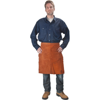 Leather Apron, Waist, 24" L, Lava Brown Advanced Consulting and Training Ltd.