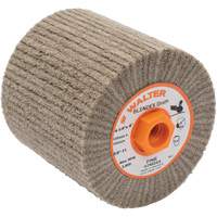 Tambour de conditionnement de surface Blendex ALLSTEEL, 4-1/4" dia. x 4" la, 5/8"-11 Arbre, Grain Fin Advanced Consulting and Training Ltd.