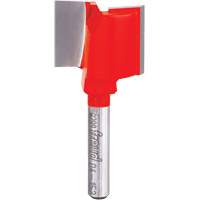 Fraise - foret droit &agrave; double cannelure, 1" dia, 3/4" ha, 2" lo, 1/4" Manche Advanced Consulting and Training Ltd.