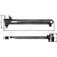 Bung Wrenches, 2-1/2", 15-1/15" Length Advanced Consulting and Training Ltd.