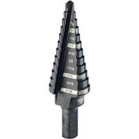 Foret &eacute;tag&eacute; no 4, 3/16" - 7/8", Incr&eacute;ments de 1/16", Acier rapide Advanced Consulting and Training Ltd.