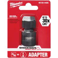 Adaptateur de douille carr&eacute;e &agrave; hexagonale pour tournevis &agrave; percussion Shockwave, Chocs, Prise 1/4", Douille 3/8", 1,875" lo Advanced Consulting and Training Ltd.