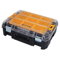 TSTAK&reg; V Organizer with Clear Lid, 17-1/4" x 13" x 6", Black Advanced Consulting and Training Ltd.