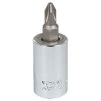 Head Socket, Phillips, #2 x 1.93" L, 3/8" Square Drive Drive Advanced Consulting and Training Ltd.