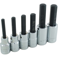 Hex Head Socket Set, Hex, 1/2" Drive, 6 Pcs Advanced Consulting and Training Ltd.