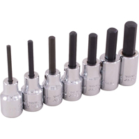 Hex Head Socket Set, Hex, 3/8" Drive, 7 Pcs Advanced Consulting and Training Ltd.