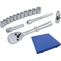 Jeu de douilles et accessoires, 15 Mcx, Prise de 3/8" Advanced Consulting and Training Ltd.