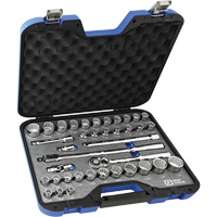 SAE & Metric Socket & Attachments Set, 38 Pcs, 1/2" Drive Size Advanced Consulting and Training Ltd.