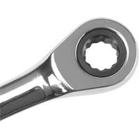 Cl&eacute; mixte &agrave; cliquet m&eacute;trique, 12 pans, 8 mm, Fini Chrome Advanced Consulting and Training Ltd.