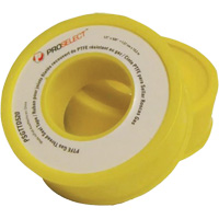 Gas & Oil PTFE Pipe Thread Tape, 12.7 mm (1/2") x 6.6 m (21.67'), Yellow Advanced Consulting and Training Ltd.