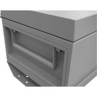 Boîte de rangement pour le chantier, 32" x 19" x 17-13/16", Acier, Gris Advanced Consulting and Training Ltd.