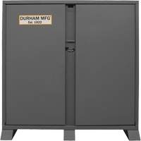 Armoire de rangement avec tablettes pour le chantier, Acier, 47,5 pi³, Gris Advanced Consulting and Training Ltd.