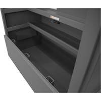 Boîte de rangement pour le chantier, style piano, 60-1/2" la x 34-3/4" p x 49-3/8" h, Gris Advanced Consulting and Training Ltd.