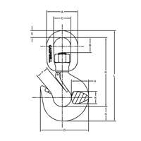 Latched Swivel Hoist Hook Advanced Consulting and Training Ltd.