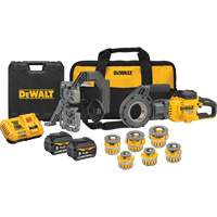 Trousse de fili&egrave;res &agrave; tuyaux sans fil FlexVolt Max* avec t&ecirc;tes fili&egrave;res, 30 tr/min, Filetage de la tige 1/2" - 2" Advanced Consulting and Training Ltd.