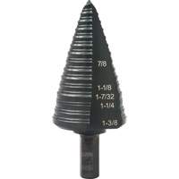 Foret &eacute;tag&eacute; &agrave; trous multiples no 12, 7/8" - 1-3/8", Incr&eacute;ments de 1/16", Acier rapide Advanced Consulting and Training Ltd.