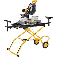 Double Bevel Sliding Compound Mitre Saw with Heavy-Duty Rolling Stand Advanced Consulting and Training Ltd.