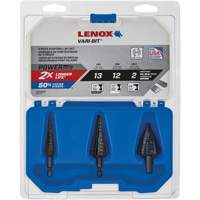 Jeu de forets &eacute;tag&eacute;s, 3 morceaux, Acier rapide Advanced Consulting and Training Ltd.