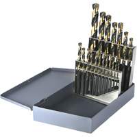 Jeu de forets m&eacute;triques courts DRILLCO, 19 morceaux, Acier rapide Advanced Consulting and Training Ltd.
