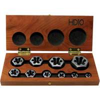 DRILLCO Hex Threading Die Set, 10 Pieces Advanced Consulting and Training Ltd.