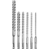 Trousse de forets &agrave; 4 cannelures pour perceuse &agrave; percussion MX4, 6 morceaux, Carbure Advanced Consulting and Training Ltd.