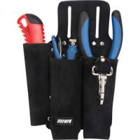Lineman's Tool Pouch, Multiple Tool Holder, Leather, 3 Pockets Advanced Consulting and Training Ltd.