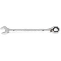 90-Tooth Reversible Ratcheting Wrench, 12 Point, 1/2", Chrome/Polished Finish Advanced Consulting and Training Ltd.