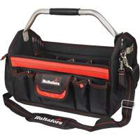 Porte-outils de 18" &agrave; dessus ouvert, Polyester balistique, Noir/Rouge Advanced Consulting and Training Ltd.