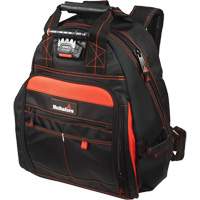 Lighted Tool Backpack, Black/Red, Ballistic/Polyester Advanced Consulting and Training Ltd.
