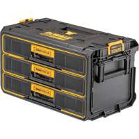 ToughSystem&reg; 2.0 Three-Drawer Unit, 21-4/5" x 12-3/10" x 12-3/5", Black/Yellow Advanced Consulting and Training Ltd.