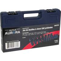Jeu de douilles SAE, 19 Mcx, Chocs, Prise de 1/2", Profond Advanced Consulting and Training Ltd.