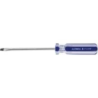 Tournevis &agrave; fente bleu transparent avec bandes, Tige de 3/16", Ronde, Prise en Plastique Advanced Consulting and Training Ltd.