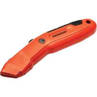 Auto-Retracting Safety Knife, 1", Steel, Aluminum Handle Advanced Consulting and Training Ltd.