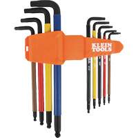 Jeu de cl&eacute; hex de style L extra longues et chromocod&eacute;es avec support, 9 mcx, Imp&eacute;rial Advanced Consulting and Training Ltd.