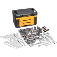 Jeu d'outils pour m&eacute;canicien &agrave; 12 pans dans boîte de rangement &agrave; trois tiroirs Advanced Consulting and Training Ltd.