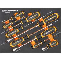 Slotted Dual Material Screwdriver Set in Foam Storage Tray, 9 Pcs. Advanced Consulting and Training Ltd.